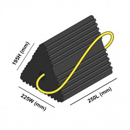 Aircraft Wheel Chock 250L x 225W x 195H  at Polymax