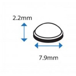 Polymax Polyurethane Rubber Feet Clear