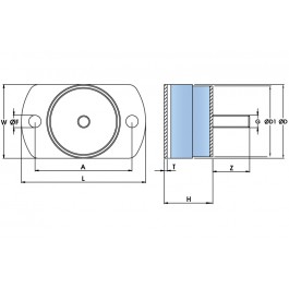 KPN-Type Pedestal Anti vibration Mount