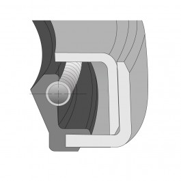 Oil Seal Type C Imperial Nitrile Single 3'' ID x 4'' OD x 0.469'' Thick at Polymax