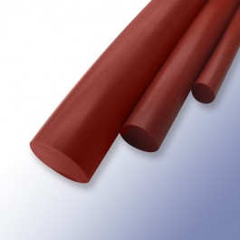 Silicone Cord Red Oxide 15mm 60ShA at Polymax