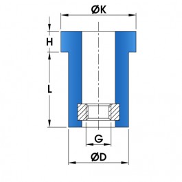 TH Flexible Locator Anti-Vibration Mount