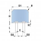 DMC Shock Mount - Double Male Thread