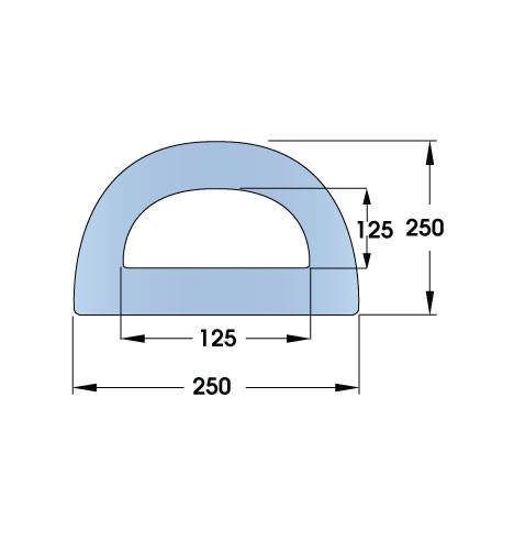 Bespoke Large D-Fenders 6000L x 250W x 250H 