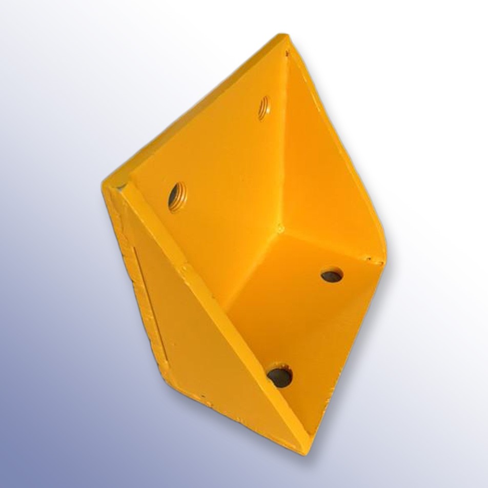 Dock Bumper Angle Bracket Yellow 250L x 250W x 150H