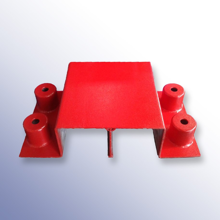 Heavy Duty Cable Cover Bridge Red 370L x 400W x 190H 