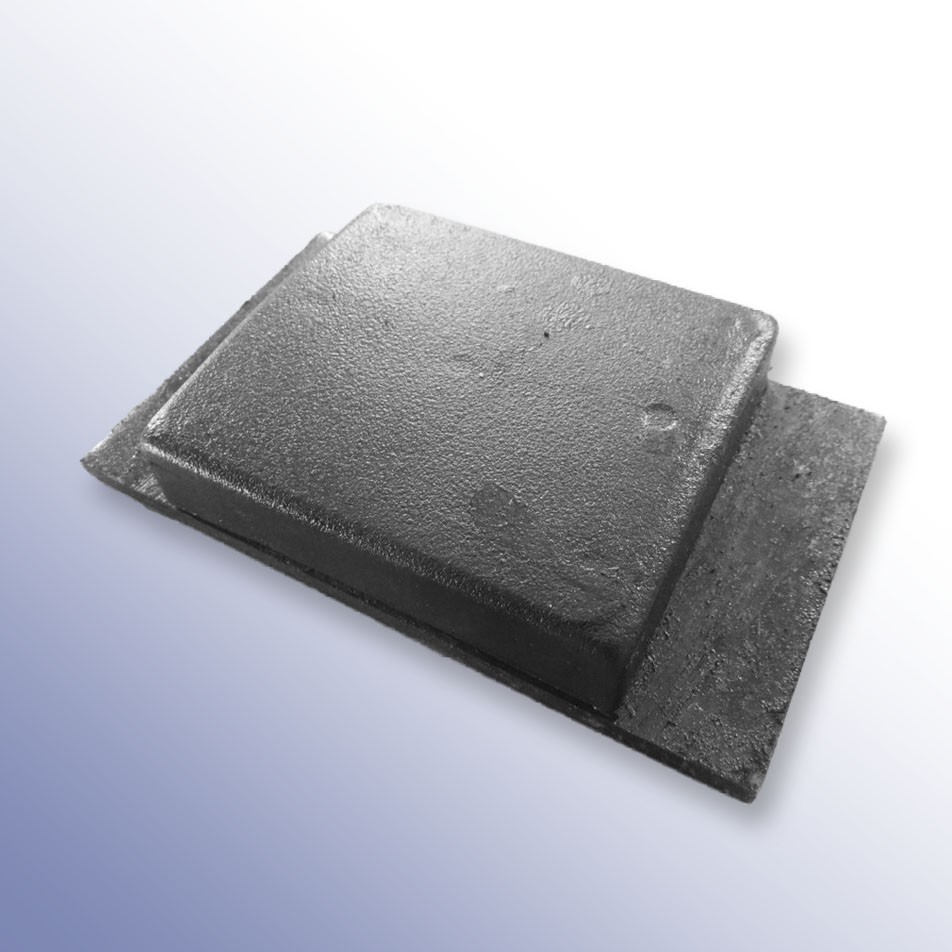 Steel Tipper Pad Coated 152L x 88W x 28H