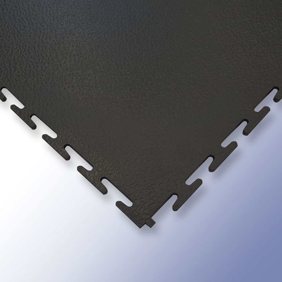 VIGOR Interlocking Morphic Tile Black 500mm x 500mm x 7mm