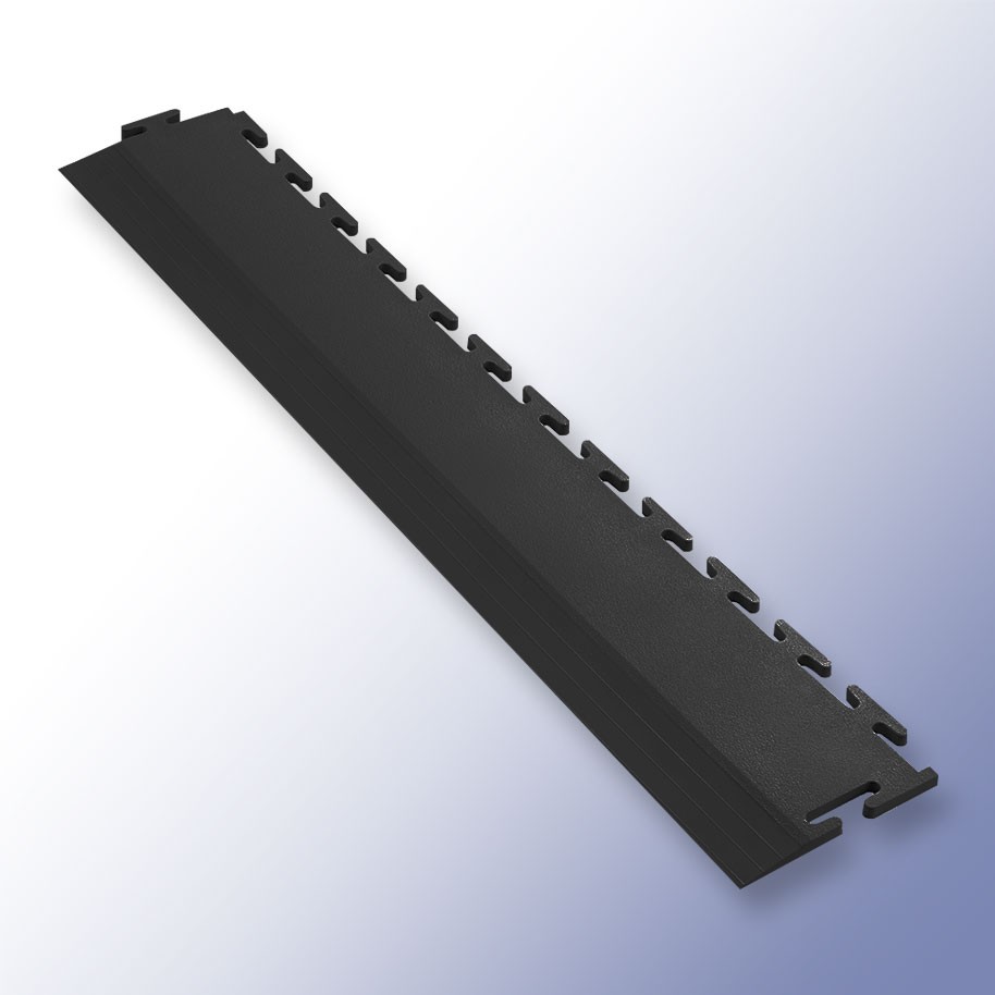 VIGOR Interlocking Tile Edge Black 500mm x 75mm x 7mm