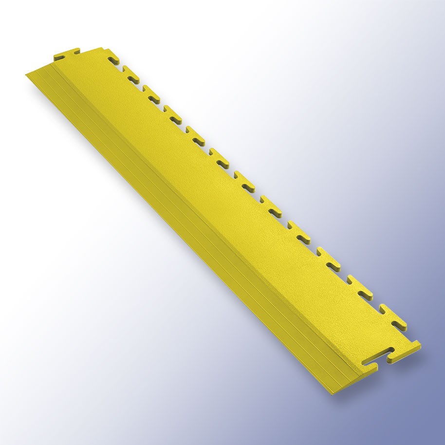 VIGOR Interlocking Tile Edge Yellow 500mm x 75mm x 7mm
