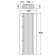 Laminate Dock Bumper 900L x 250W x 100H Technical Drawing