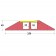 Polyurethane Extra Strength Cable Protector 1000L x 250W x 45H (2 Channels, 35mm x 35mm, 40 Tonnes)  Technical Drawing