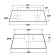 Trapezium Dock Bumper 2 Fixings NRSBR 330L x 250W x 100H Technical Drawing