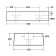 Trapezium Dock Bumper 2 Fixings NRSBR 450L x 250W x 100H Technical Drawing