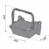 Large Wheel Chock Holder to suit Large Wheel Chock (1001012) Technical Drawing